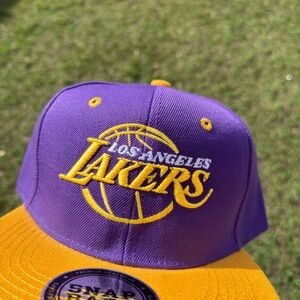 Los Angeles Lakers Purple and Yellow Snapback Hat